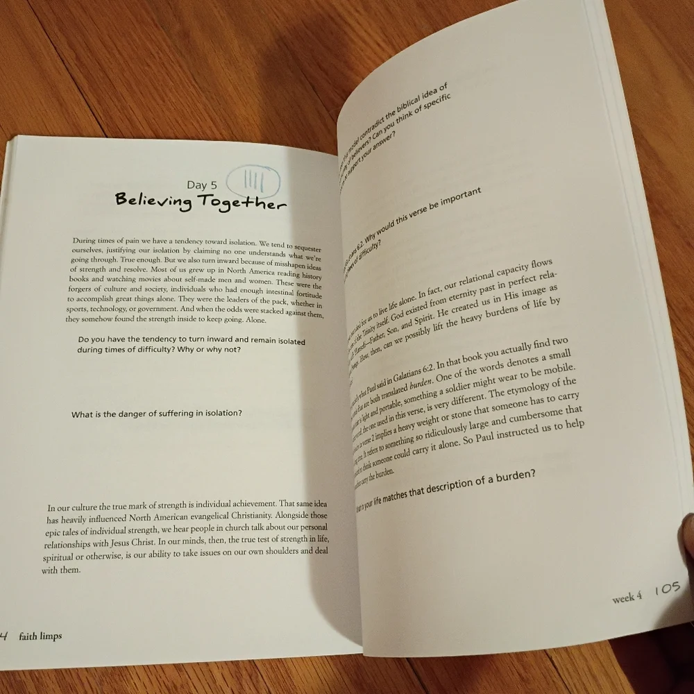Michael Kelley Faith Limps LifeWay Christian Study Guide Book